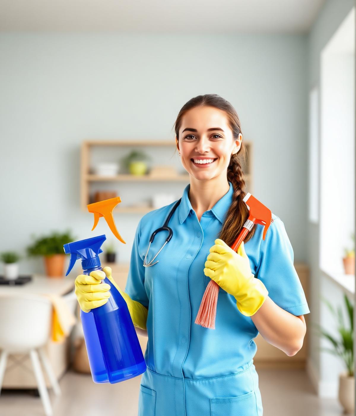 Miembro del equipo de Blue Star Cleaning