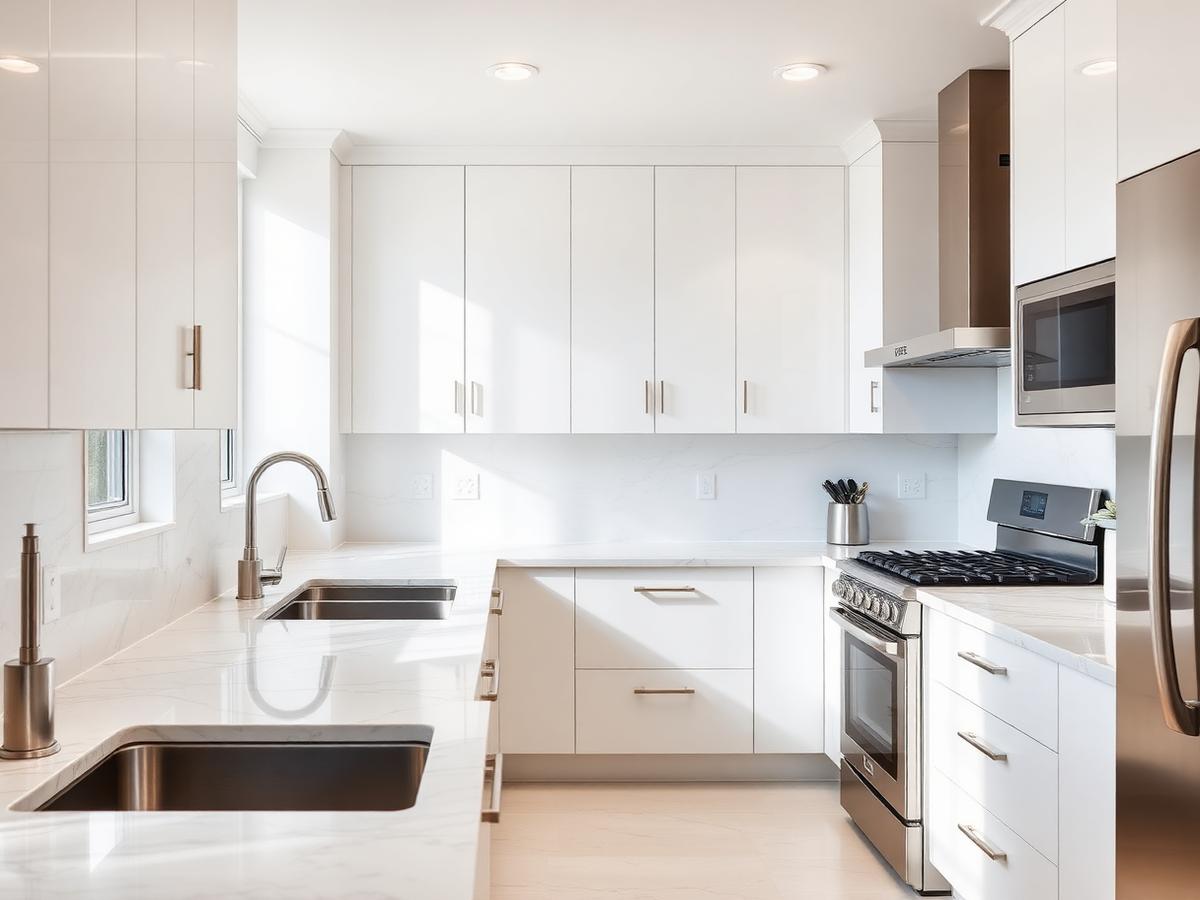Cocina moderna impecable